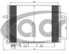 MERCE 2115000254 Condenser, air conditioning